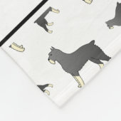 白パーソナライズされた名Standard Schnauzer dogs フリースブランケット (角)