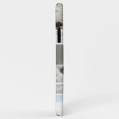 白パーソナライズされた大理石カスタム4 Photo Collage Case-Mate iPhoneケース (裏面/右)