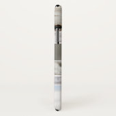 白パーソナライズされた大理石カスタム4 Photo Collage Case-Mate iPhoneケース (裏面/右)