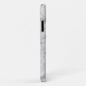 白パーソナライズされた大理石金ゴールドモダンエレガント Case-Mate iPhoneケース (裏面/右)