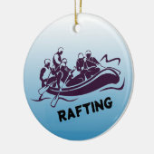 白パーソナライズされた水漂流オーナメント セラミックオーナメント (左)