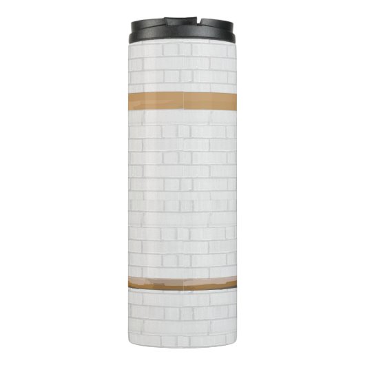 白パーソナライズされた黒サッカージャージー タンブラー (裏面)