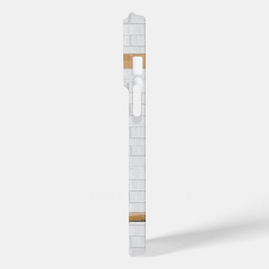 白パーソナライズされた黒サッカージャージー Case-Mate iPhoneケース (裏面 / 左)