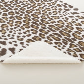 白ヒョウの皮 シェルパブランケット (3/4)