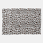 白ヒョウ印刷 キッチンタオル (横)