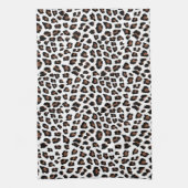 白ヒョウ印刷 キッチンタオル (縦)