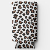 白ヒョウ印刷 スリム缶クーラー (正面)