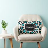 白ヒョウ印刷 ランバークッション (椅子)