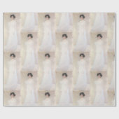 白ビクトリアンクリムト ラッピングペーパー (フラット)