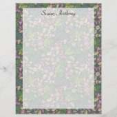 白ビクトリアンデイジー紫蝶紙 (裏面)