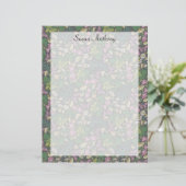 白ビクトリアンデイジー紫蝶紙 (スタンド正面)