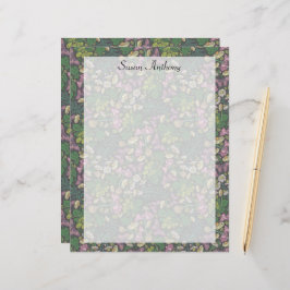 白ビクトリアンデイジー紫蝶紙