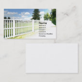 白ビニール柵 名刺 (正面/裏面)