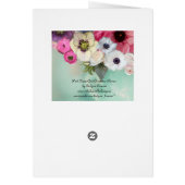 白ピンクのバラとアネモネの花モノグラム (裏面)