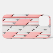 白ピンクコンクリート建物 Case-Mate iPhoneケース (裏面 (横))