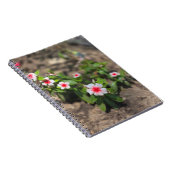 白ピンク色の花 ノートブック (右側)