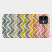 白ピンク黄色の灰色の青モザイクのシブロン Case-Mate iPhoneケース (裏面(横))