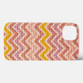 白ピンク黄色モザイク山形 Case-Mate iPhoneケース (裏面 (横))