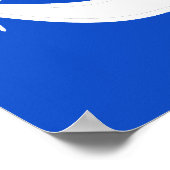 白ファンキーいかりA3ポスター ポスター (角)