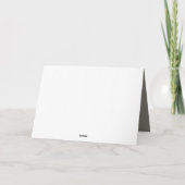 白ファンキー飛行機パイロット飛んでいるグリーティングカード カード (裏面)