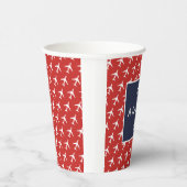 白ファンキー飛行機飛行機パイロット航空 紙コップ (右)