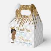 白ファンシー│金ゴールドドリップグリッターア王室のフリカ王子 フェイバーボックス (裏面サイド)