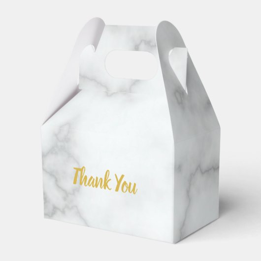 白フェイク大理石の学位卒業 フェイバーボックス (正面サイド)