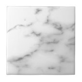 白フェイク大理石プリントセカスタムラミックタイル タイル (正面)