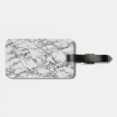 白フェイク大理石ラゲージタグ ラゲッジタグ (裏面横)