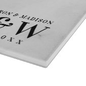 白フェイク大理石 カッティングボード (角)