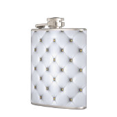 白フェイク革 フラスク (左)