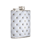 白フェイク革 フラスク (右)