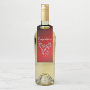 白フェニックスが赤n黒の灰を上昇おめでとう ボトルネックタグ