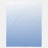 白フェードグラデーシグラデーションョンの色 フリースブランケット (正面)