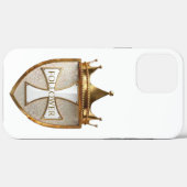 白フォロワーCrest 1phone 17 フォンケース/カバー Case-Mate iPhoneケース (裏面 (横))