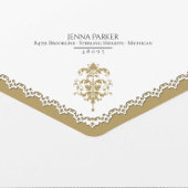 白フォーマル金ゴールドレーフェイクザーカットエッ結婚ジ オールインワン招待状