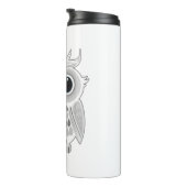 白フクロウ タンブラー (回転右)