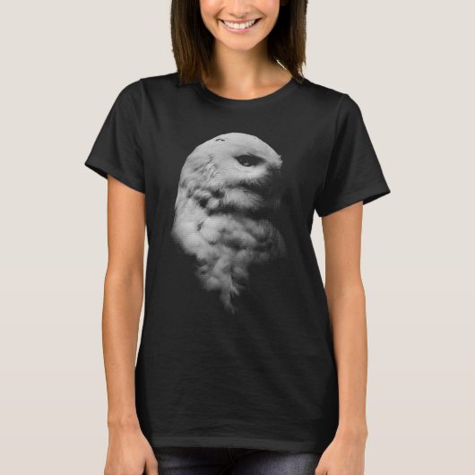 白フクロウ Tシャツ (正面)