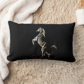 白フラクタル馬腰枕 ランバークッション (ブランケット)