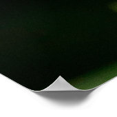 白フランギパニキャンバス印刷 ポスター (角)