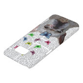 白フランスのブルドッグ Case-Mate SAMSUNG GALAXYケース (下部)