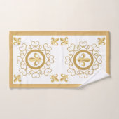 白フランスの色 ハンドタオル (ハンドタオル)