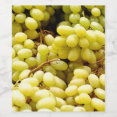 白フランスの葡萄 ワインラベル (シングルラベル)