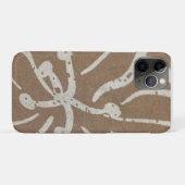 白フローラオン茶 Case-Mate iPhoneケース (裏面(横))