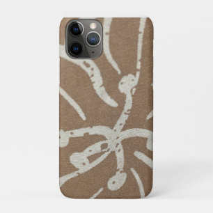 白フローラオン茶 iPhone 11 PROケース