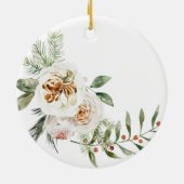 白フローラゴドマザーズ賛美はオーナメント セラミックオーナメント (裏面)