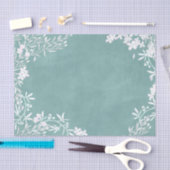 白フローラ任意の色の水結婚色 薄葉紙 (クラフト)