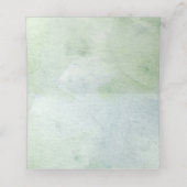 白フローラ多肉性ベビーシャワー プレイスカード (内部開封)