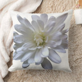 白フローラ白デイジー白ムーム白花 クッション (ブランケット)