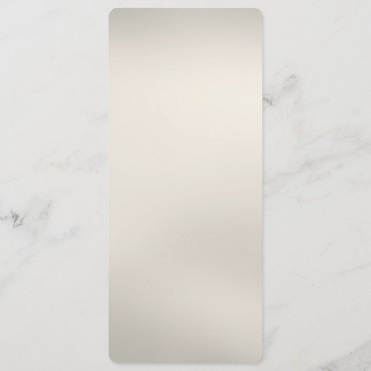 白フローラ結婚のメニュー メニュー (裏面)